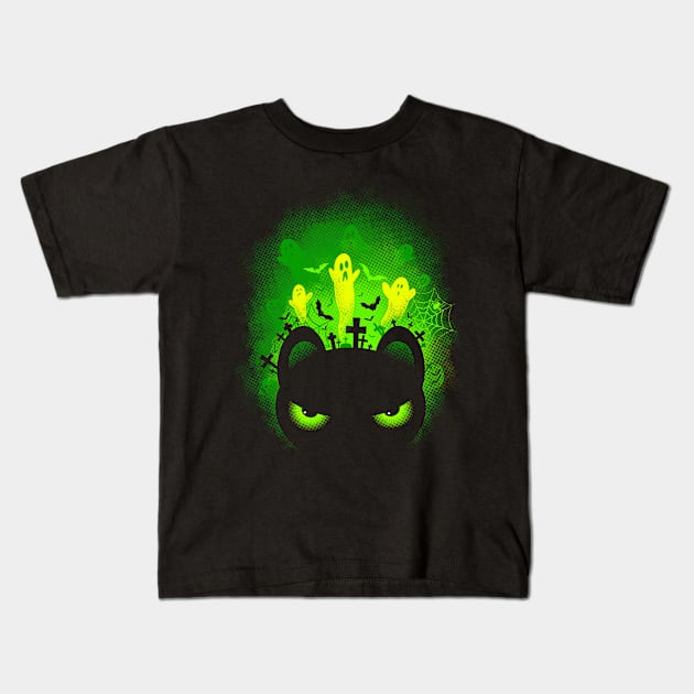 Spooky eyes Kids T-Shirt by eriondesigns